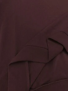 STYNVO sweat-shirt à capuche décontracté à manches longues avec poche et imprimé géométrique pour hommes, sweat-shirt à capuche bordeaux pour l'automne/l'hiver pour hommes - Rouge foncé - Voir 7