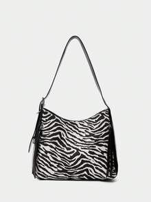 SHECARRY Women Bag - 斑馬紋 - 查看 3