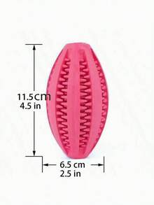 Pet Dog Chew Toys Teeth Cleaning Snack Ball Pet Dog Toy Ball Natural Rubber Super Tough Interactive Bouncy Pet Supplies - Multicolor - View 6