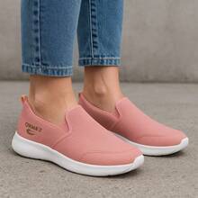 Women Walking Shoes - Pink - View 1