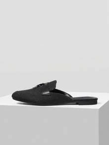 MOTF PREMIUM GIÀY LÓT BẰNG TUA RUA THOẢI MÁI DÀNH CHO NỮ - màu đen - Xem 4