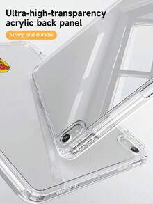 Tom and Jerry Artist x SHEIN 可爱创意卡通绘图板保护套，采用3+Y折叠设计，具备自动唤醒/睡眠功能和内置笔槽，防震时尚，是万圣节和圣诞节的理想礼物。兼容三星Galaxy Tab、iPad（A16）第11代11英寸（2025款）以及iPad第7/8/9代（10.2英寸）。 - 彩色 - 查看 4