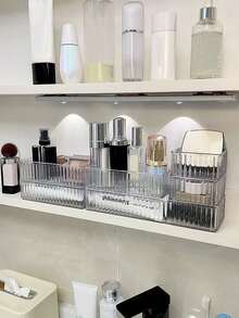 1/5/7/11/18件套抽屉式化妆品收纳盒，口红香水收纳盒，梳妆台护肤品收纳盒，可堆叠桌面收纳盒，浴室镜柜储物柜多功能自由组合展示收纳盒，化妆品收纳盒，办公用品收纳盒，厨房用具分类盒，家居装饰，房屋装饰，卧室装饰，节日装饰，节日礼盒，情人节礼盒，女士礼物。