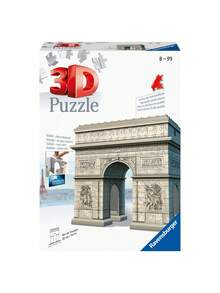 Ravensburger TheArc De Triomphe 216 Piece 3D Puzzle 8 Years+ 12514 - Multicolor - View 1