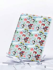 THE POWERPUFF GIRLS X SHEIN 可爱创意卡通联名款，高端质感，简约全透明，防震时尚平板电脑保护套，万圣节和圣诞节礼物，兼容三星 Galaxy Tab、iPad 10 代、iPad 7/8/9 代（10.2 英寸） - 彩色 - 查看 7