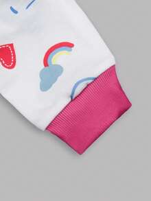 1 Set Ragazze Tween Casual Alla Moda Carino Maglione A Girocollo Maniche Lunghe Con Stampa Floreale E Farfalla E Leggings Set, Adatto Per Uscite, Shopping, Vacanze In Autunno/Inverno