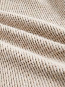 Ocili 柔软绒面系带睡袍，驼色女士睡袍，适合秋冬季节，舒适保暖 - 卡其色 - 查看 10