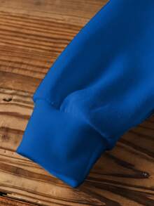 SHEIN | PAW Patrol Jeune garçon sweat-shirt décontracté à la mode de rue avec impression de chien de dessin animé et de lettre, couleur contrastée, épaules tombantes, ample, en molleton. Automne/Hiver