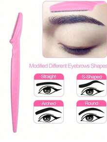 6/12/100支装去角质工具和眉刀 - 男女通用面部脱毛器，去除面部绒毛，妈妈礼物，生日礼物，圣诞礼物 - 彩色 - 查看 6