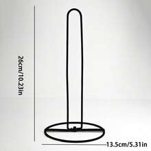 1/2个金属纸巾架，适用于厨房台面、吧台和餐桌，可放置标准尺寸和大卷纸巾。纸巾架，也可用于放置标准尺寸和大尺寸纸巾，可用作纸巾盒、纸巾架、餐巾纸架、卫生纸架、湿巾盒、厨房纸巾架、纸巾架，适用于餐桌、浴室和厨房。