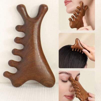 1把梳子，多功能头部和面部按摩器，面部提拉工具，防静电女士美发配件，发刷，梳子，迷你发刷，梳头，迷你发刷，已购产品发刷，卷发刷，美发师，美发配件，美发设备，旅行必备，卷发，美发沙龙，护发设备