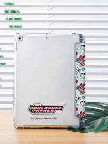 THE POWERPUFF GIRLS X SHEIN 可爱创意卡通联名款，高端质感，简约全透明，防震时尚平板电脑保护套，万圣节和圣诞节礼物，兼容三星 Galaxy Tab、iPad 10 代、iPad 7/8/9 代（10.2 英寸） - 彩色 - 查看 6