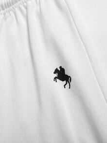 SHEIN Tween Girls' Casual Square Neck Long Sleeve Set - White - View 6