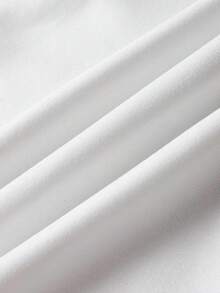 LOONEY TUNES X SHEIN 男士秋季休闲卡通字母图案圆领卫衣 - 白色 - 查看 6