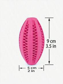 Pet Dog Chew Toys Teeth Cleaning Snack Ball Pet Dog Toy Ball Natural Rubber Super Tough Interactive Bouncy Pet Supplies - Multicolor - View 9