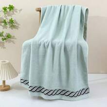 Set Handuk Geometris, Handuk Kamar Mandi Lembut, Menyerap, dan Cepat Kering, Handuk Mandi & Tangan Ringan dan Tahan Lama untuk Gym, Hotel, Spa, Perjalanan & Penggunaan Sehari-hari - Coffee Brown - View 13