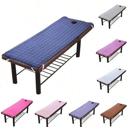 1pc Beauty Salon Massage Table Bed Sheet Mattress Skin-Friendly Massage SPA Bed Cover With Face Breath Hole