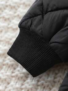 Cozy Pixies Baby Boy Loose Casual Comfortable Hooded Fleece Jumpsuit, Autumn/Winter  Fashion - Black - View 5