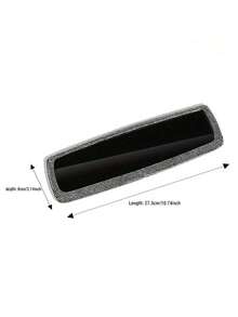 Rhinestone Decorated Car Rearview Mirror Cover, Creative Personalized Cute Accessory For Women - With drill - View 3
