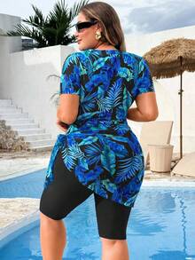 Swim Mulvari 大码女式随机印花布基尼泳衣 - 彩色 - 查看 2