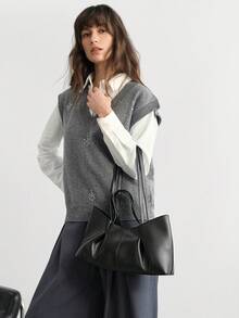 SHECARRY WOMEN'S BAG  BLACK  FOR COMMUTE - Black - View 7