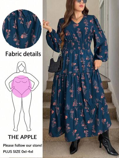 SHEIN LUNE Plus Size Women'S Fall And Winter Outfits For Women Casual Nautical Casual For Women BLue Simple Fluffy Long Sleeve Old Money Style Women Halloween Costumes Women Navycore Outfits Coat Halloween Costumes Women Winter Clothesr Navycore Outfits Winter Outfits For Women Coat