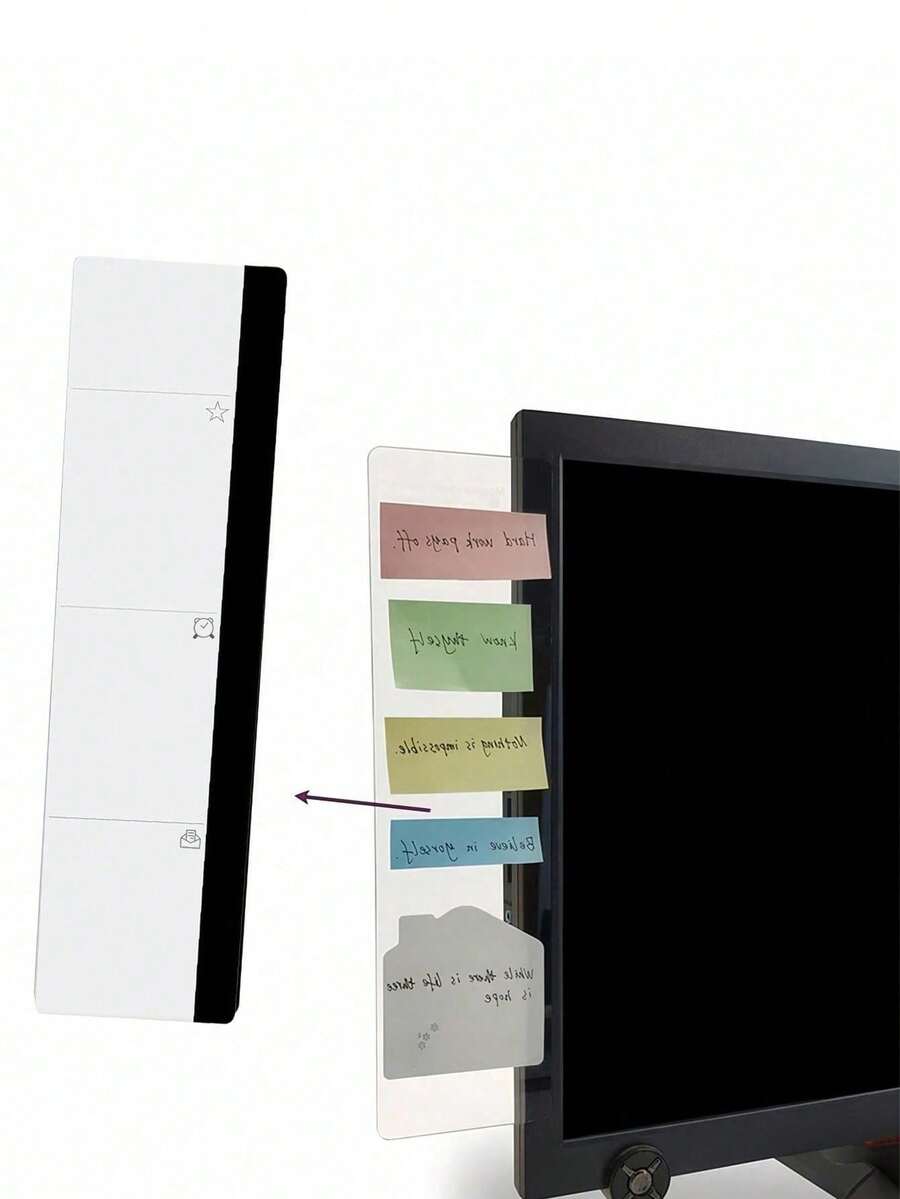 Office Desk Accessories Monitor Memo Board Computer Message Board ...
