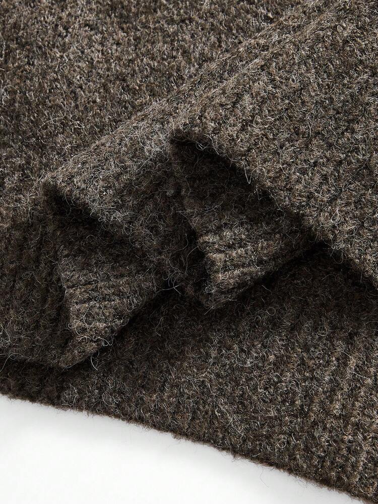 VINTAGE GLAMOROUS SEQUIN FLORAL EMBROIDERED TURTLENECK WOMEN SWEATER, AUTUMN/WINTER