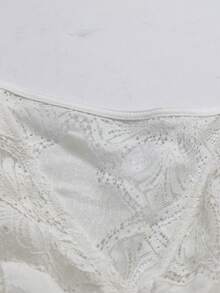 Flirla High-End Luxury French Lace Dress, New Fashion Elegant V-Neck Flare Sleeve Dress, Formal Party Evening Gown, Birthday Dress - Apricot - View 3