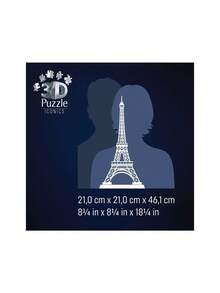 Ravensburger Eiffel Tower Light Up 3D Puzzle 216 Piece Jigsaw Puzzle Age 8 Years+ 12008024 - Multicolor - View 6