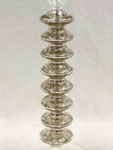 Portavelas de vidrio transparente de alta calidad, duradero y elegante - Multicolor - Ver 7