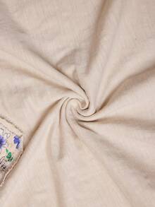 Elaquor Camiseta holgada de manga larga y cuello redondo de punto, estilo casual minimalista y versátil para tallas grandes - Multicolor - Ver 6