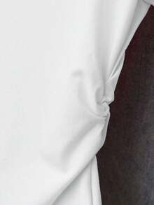 Resyla 新款夏季休闲百搭甜樱桃印花修身T恤，舒适百搭，适合日常、户外、购物穿着。 - 白色 - 查看 4