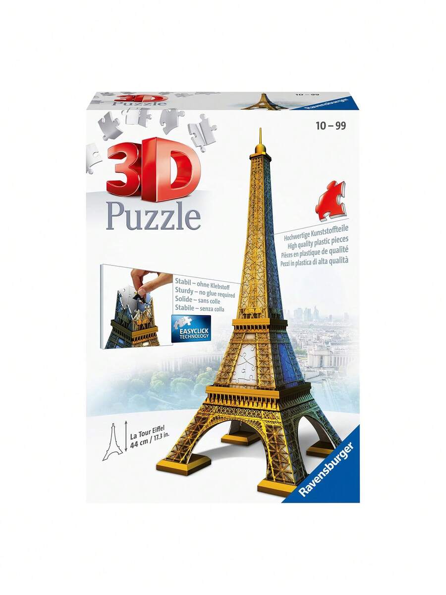 Ravensburger Eiffel Tower 216 Piece Jigsaw Puzzle Age 10 Years+ 12556 - Multifärgad - Visa 1