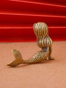 1件黄铜仿狐狸摆件，金属工艺微景观装饰品，生日礼物，毕业礼物 - 彩色 - 查看 8