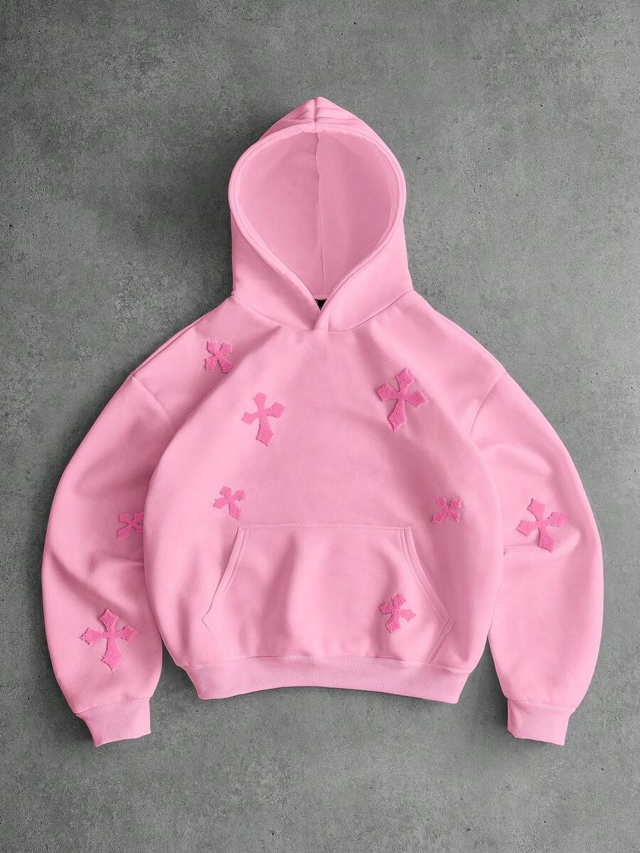 PAVTROS Manfinity Streetrush Sudadera con capucha bordada Brooklyn de estilo callejero popular para hombres, adecuada para festivales de música al aire libre, discotecas, bares, regalo para novio/esposo, regalo de aniversario, negro, ropa de calle, chándal, cálido invierno, Navidad