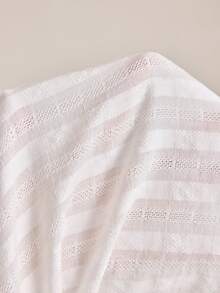 Ocili 休闲 100% 纯棉刺绣舒适吊带背心和裤子女士睡衣套装，别致的秋季睡眠 - 白色 - 查看 7