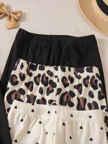 2pcs/Set Young Girls Casual Long Sleeve T-Shirt And Pants Set - Multicolor - View 4