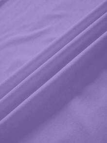 EMERY ROSE Plus Size Women Butterfly Print Short Sleeve Casual Round Neck T-Shirt - Mauve Purple - View 4