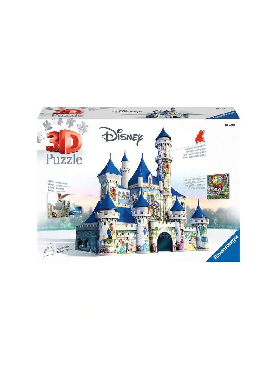Ravensburger Walt Disney Schloss 216 Piece Jigsaw Puzzle Age 8 Years+ 12587 - Multicolor - View 1