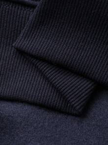 DAZY 女士纯色韩版英文字母印花卫衣连帽衫 - 藍色 - 查看 8