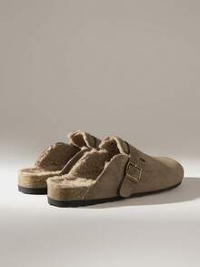 Solecia 女士休闲舒适一脚蹬穆勒鞋 - 卡其色 - 查看 4