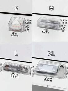 1/5/7/11/18件套抽屉式化妆品收纳盒，口红香水收纳盒，梳妆台护肤品收纳盒，可堆叠桌面收纳盒，浴室镜柜储物柜多功能自由组合展示收纳盒，化妆品收纳盒，办公用品收纳盒，厨房用具分类盒，家居装饰，房屋装饰，卧室装饰，节日装饰，节日礼盒，情人节礼盒，女士礼物。