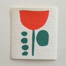 Joivida 1块清洁吸水洗碗布，不掉毛，防油，可爱卡通图案，厨房百洁布