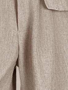 SHEIN BAE 简约优雅通勤休闲直筒裤 - 杏色 - 查看 7