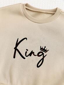 Cozy Pixies 2件套幼儿男童休闲长袖卫衣和裤子套装 - 彩色 - 查看 7