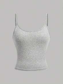 Girlism 4pcs/Set Teen Girls' Cropped Casual Camisole Tops, Suitable For Spring, Summer, Autumn And Winter - Red - View 8