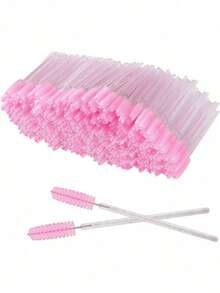 200/100pcs /70pcs /50pcs /10pcs Bulk Disposable Mascara Wands Eyelash Brush Spoolies Makeup Applicator Eye Lash Extension Eyebrow Comb Makeup Tools Room Decor Vanity Travel Bedroom Beauty Supplies Professional Lash Kit Makeup Accessories Beauty Tools - Multicolor - View 11