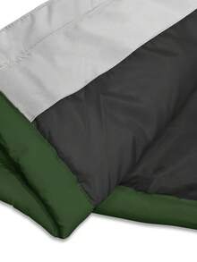 Manfinity Homme 1 pieza Chaleco acolchado con capucha y cremallera de ajuste holgado para hombre - Verde militar - Ver 7