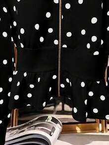 GlowEve 女士针织休闲通勤秋冬外套 - 黑色 - 查看 3